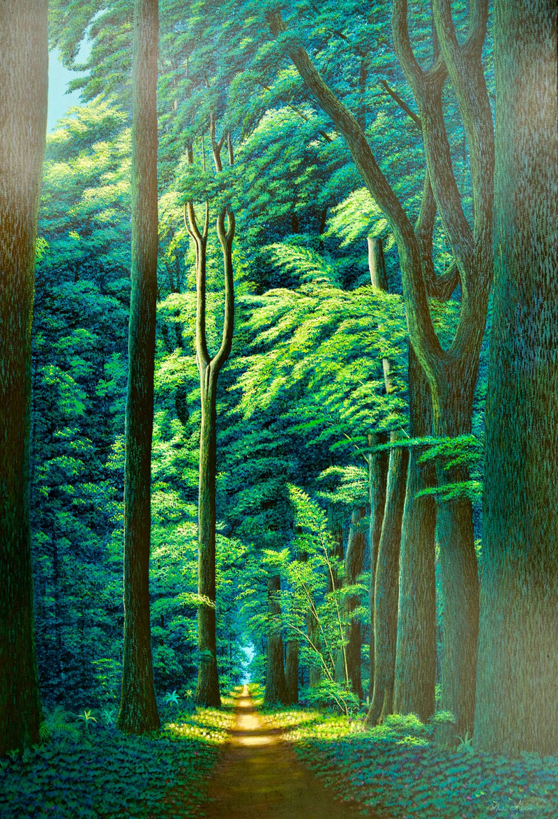 Camino en el Bosque Verde  | 130 x 190 cm