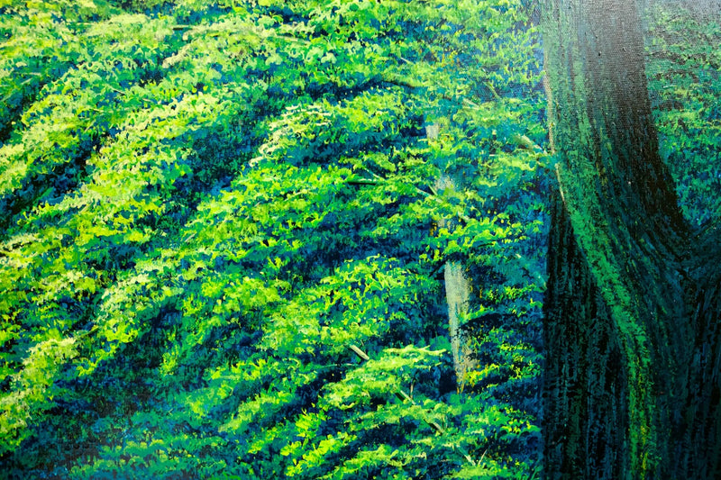 Camino en el Bosque Verde  | 130 x 190 cm