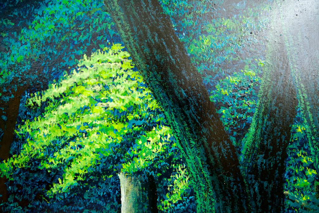 Chemin dans la Forêt Verte | 130 x 190 cm image 9 reproduction d’œuvre d’art à l’huile