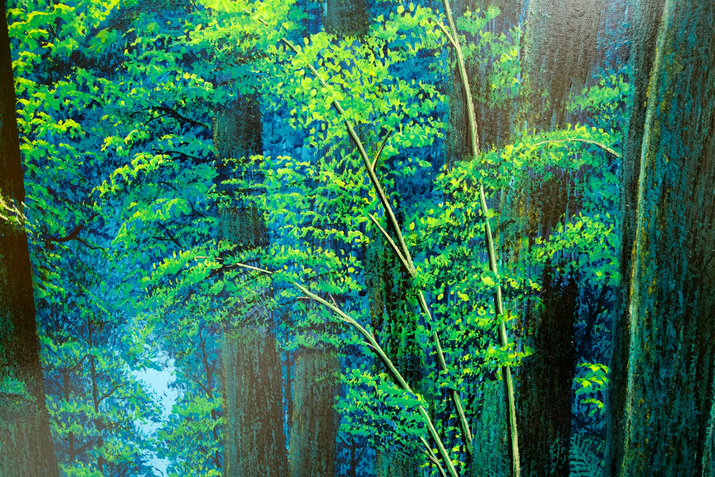 Chemin dans la Forêt Verte | 130 x 190 cm Reproductions de tableaux à la peinture à l’huile