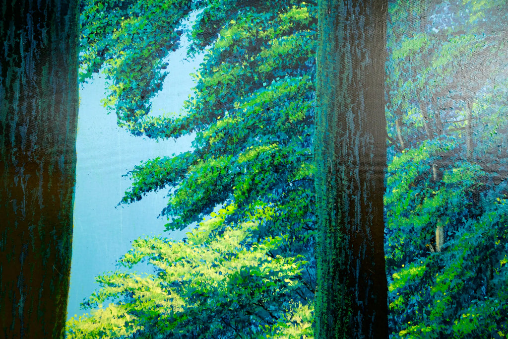 Chemin dans la Forêt Verte | 130 x 190 cm Reproductions de tableaux à la peinture à l’huile