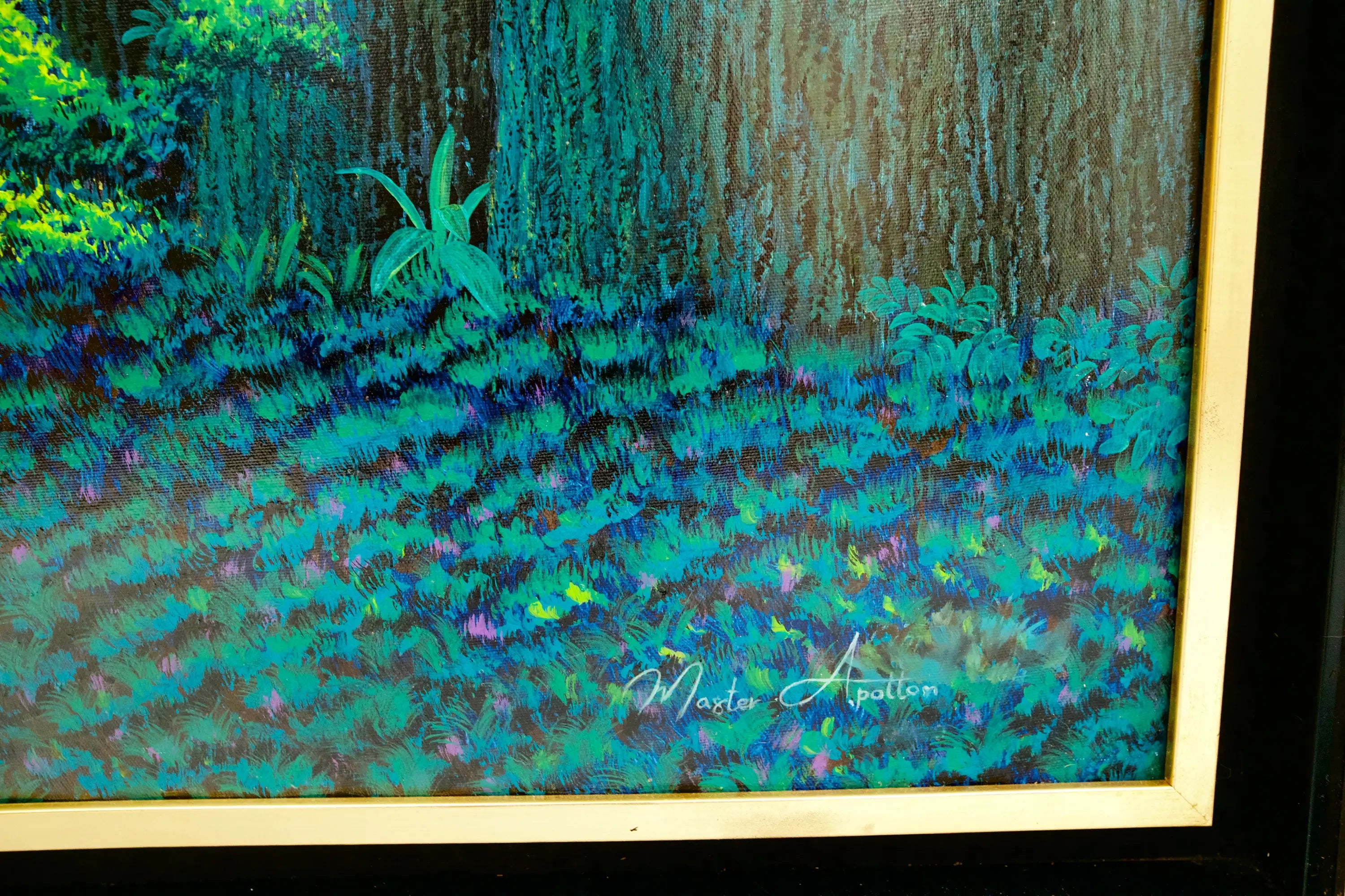 Chemin dans la Forêt Verte | 130 x 190 cm Reproductions de tableaux à la peinture à l’huile