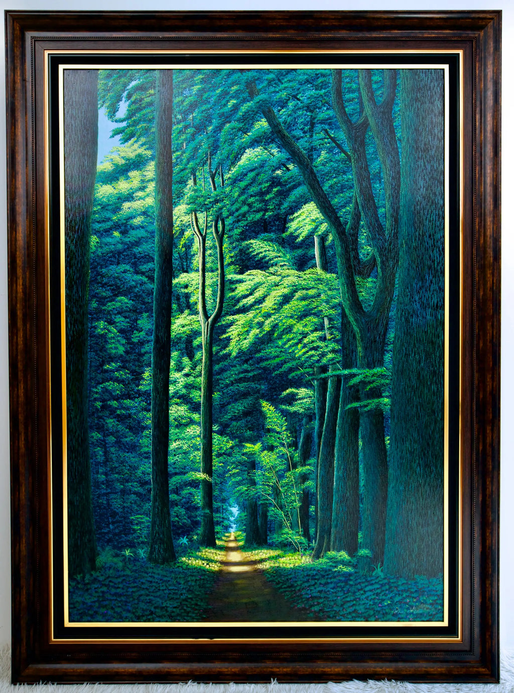 Chemin dans la Forêt Verte | 130 x 190 cm Reproductions de tableaux à la peinture à l’huile