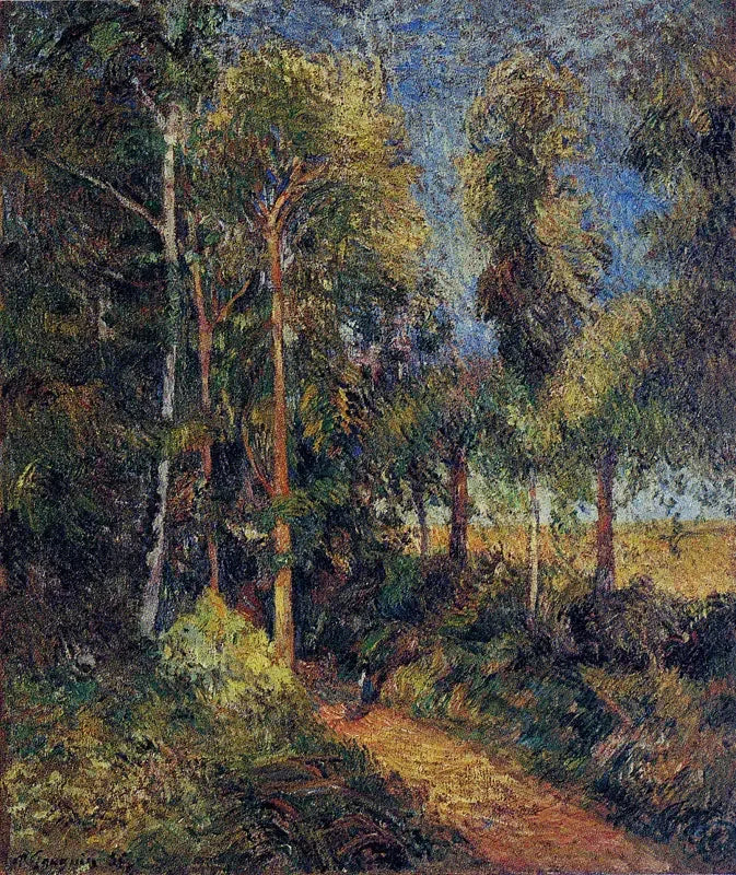 Camino en el hayedo - Paul Gauguin