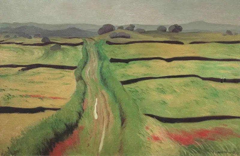 Camino en la llanura - Félix Vallotton