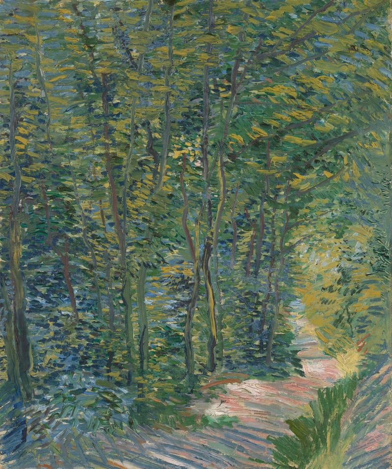 Camino en el bosque - Vincent van Gogh