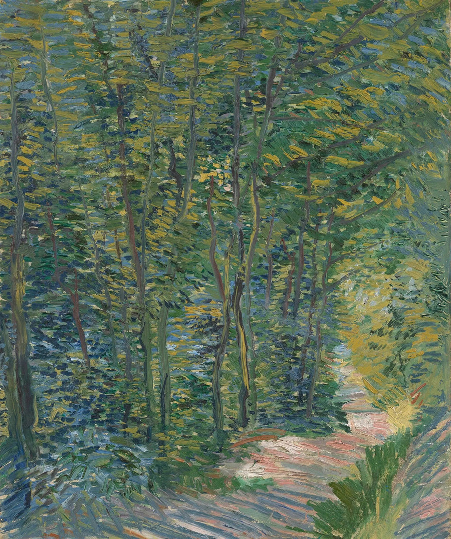 Camino en el bosque - Vincent van Gogh