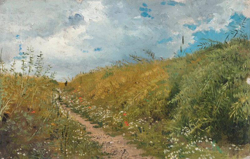Camino en un valle - Ilya Repin