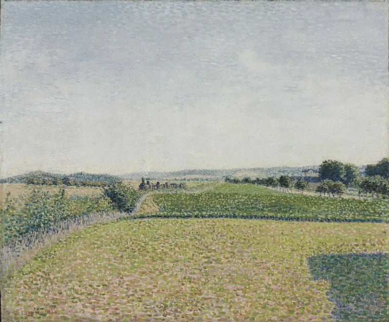 Ferrocarril hacia Dieppe - Camille Pissarro