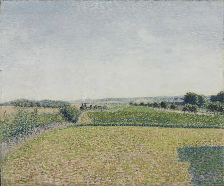 Ferrocarril hacia Dieppe - Camille Pissarro