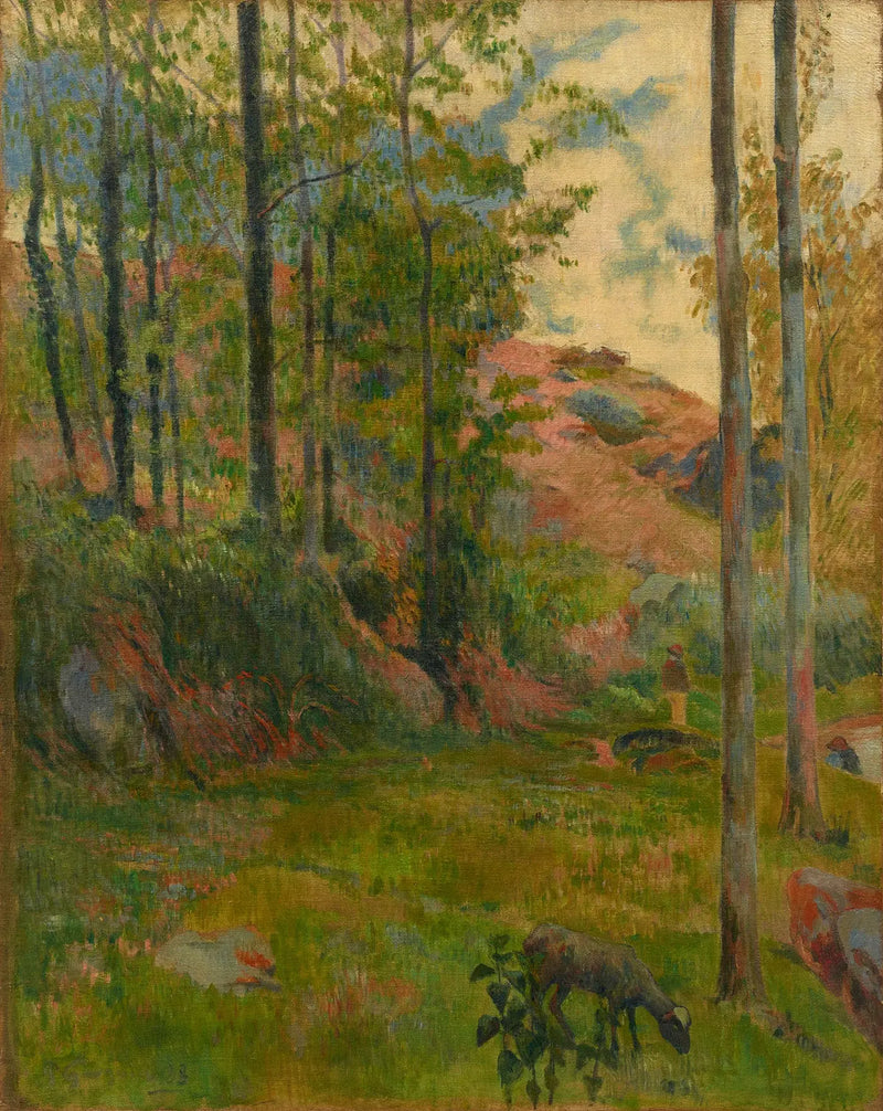 Camino en la parte inferior de Pont-Aven - Paul Gauguin