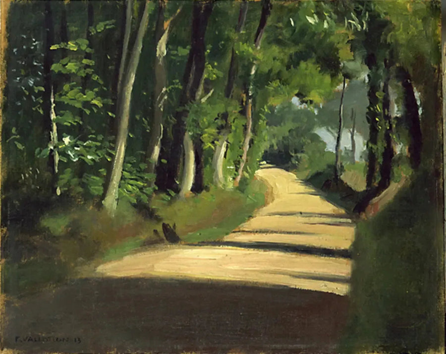 Camino soleado en Honfleur - Félix Vallotton
