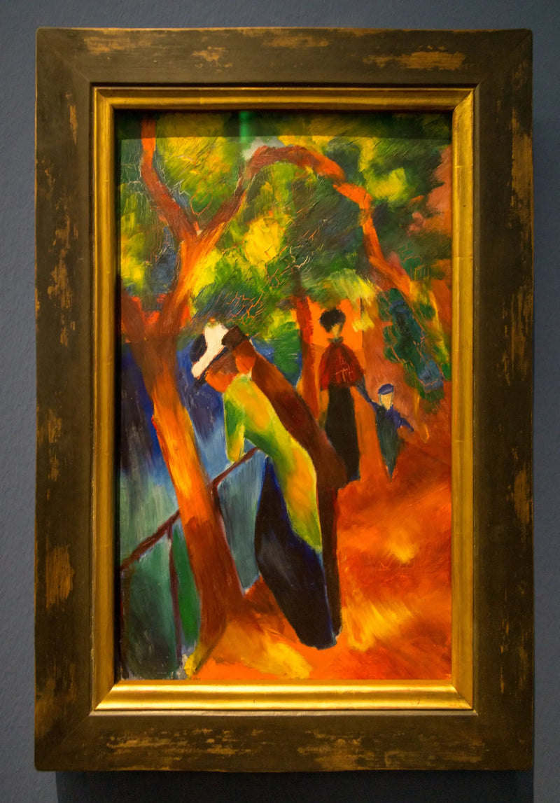 Camino soleado - August Macke
