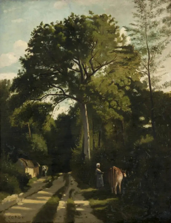 Camino forestal, Ville d'Avray - Jean-Baptiste Camille Corot