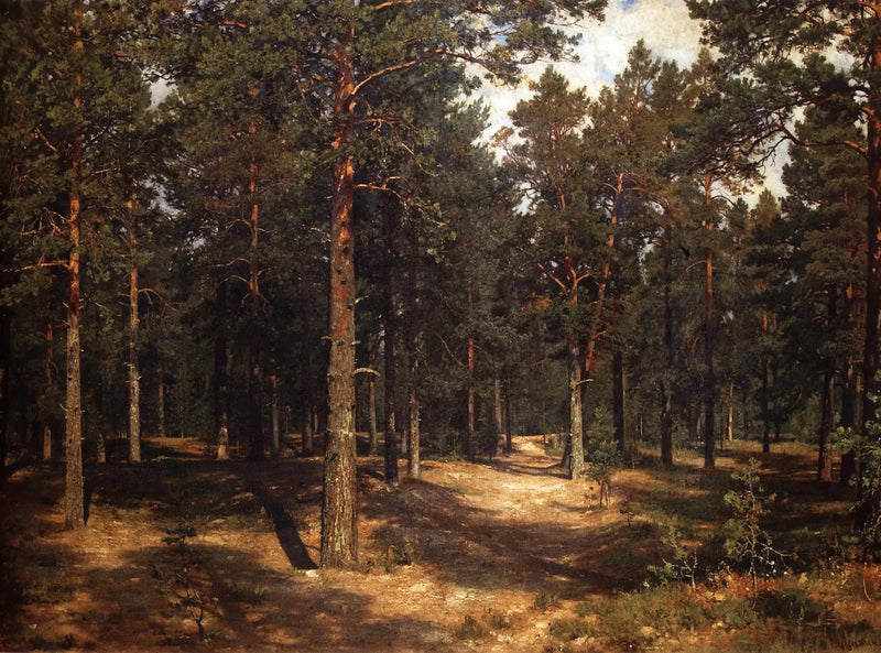 Camino entre los pinos - Ivan Chichkine