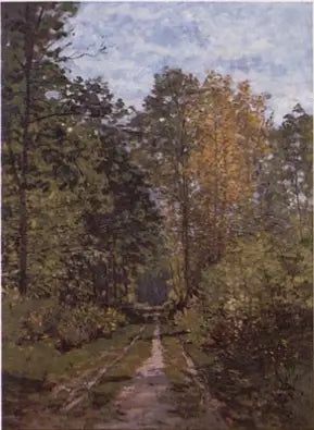 Camino bajo el bosque - Claude Monet