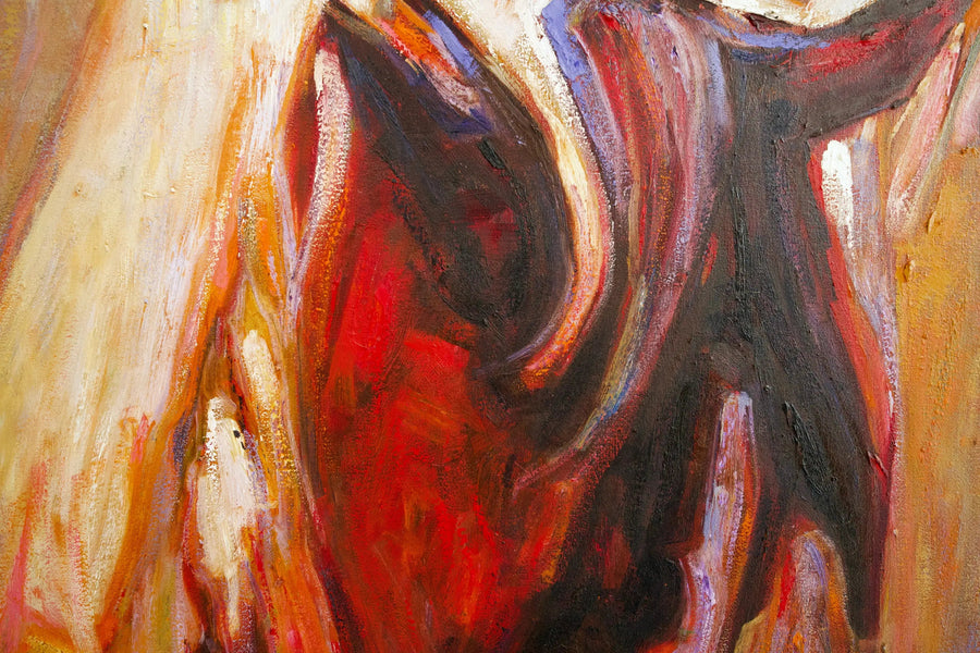 Caballo abstracto | 100 x 100 cm