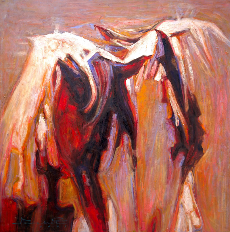 Caballo abstracto | 100 x 100 cm