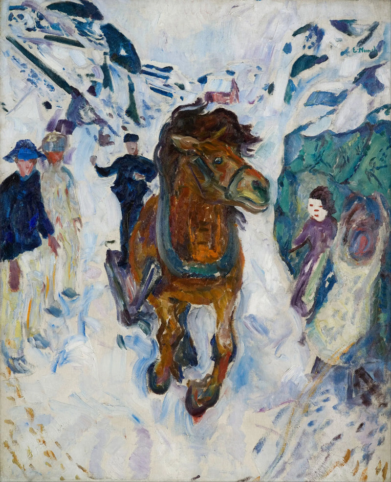 Caballo al galope - Edvard Munch