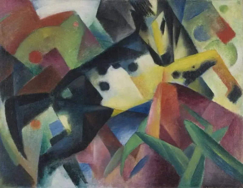 Caballo saltando - Franz Marc