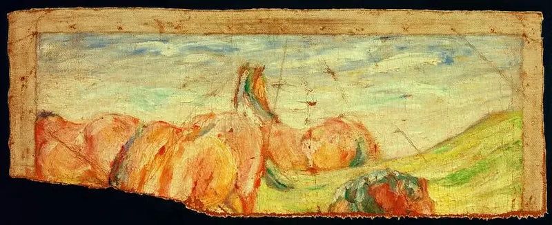 Caballos en pastoreo II - Franz Marc
