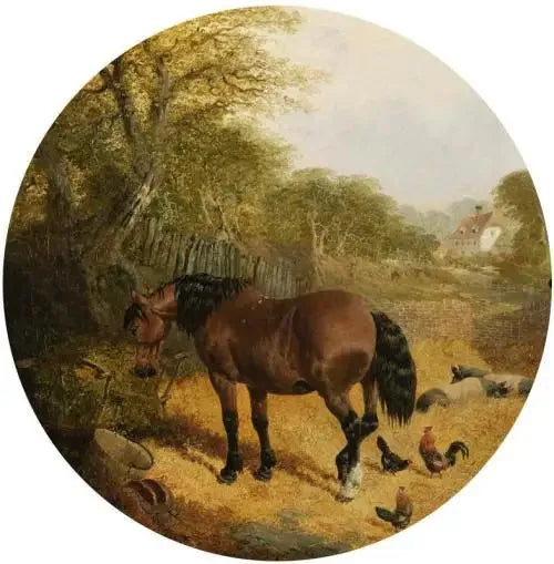 Caballos, cerdos y aves de corral - John Frederick Herring, Sr.