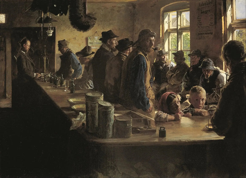 En el avituallador cuando no hay pesca - Peder Severin Krøyer
