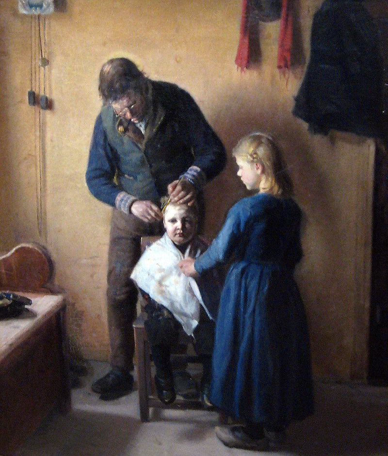 En la peluquería - Anna Ancher