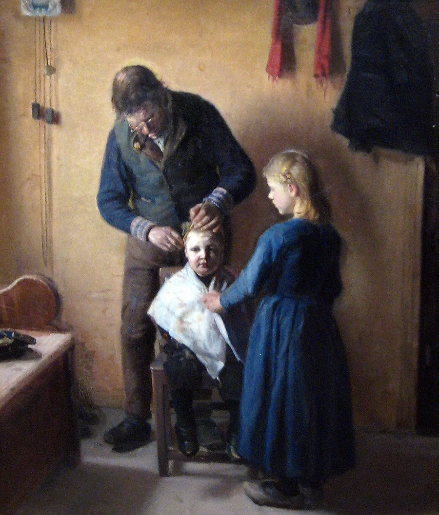 En la peluquería - Anna Ancher