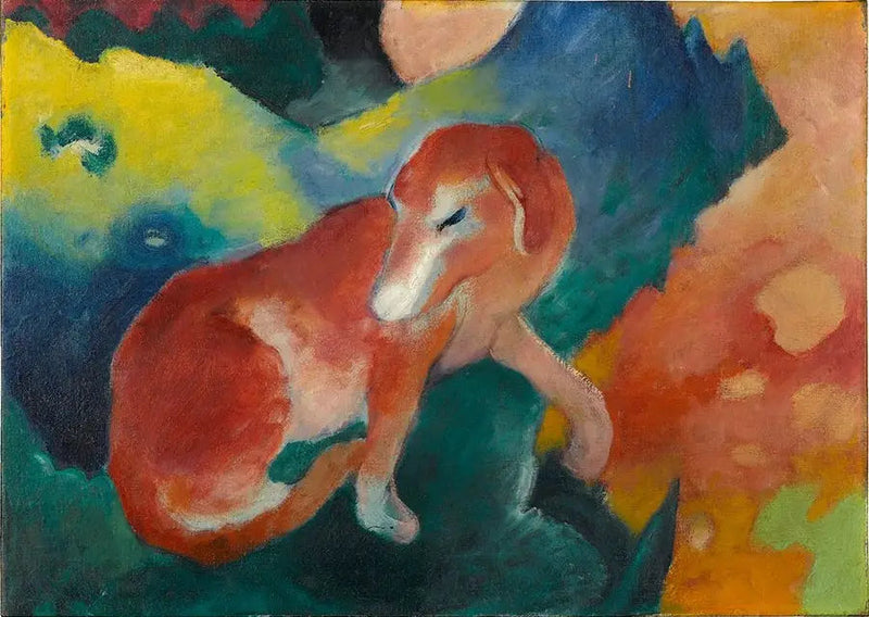 perro rojo - Franz Marc