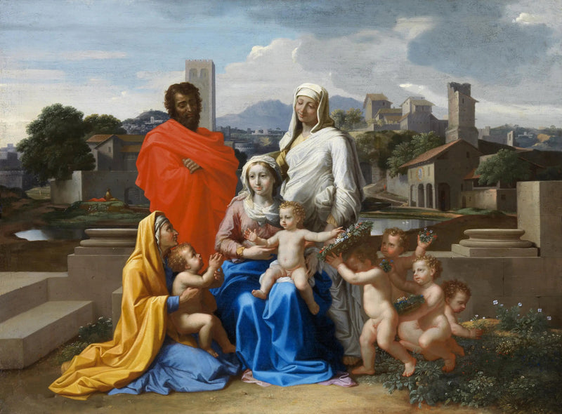 Números de la Santa Familia en diez - Nicolas Poussin