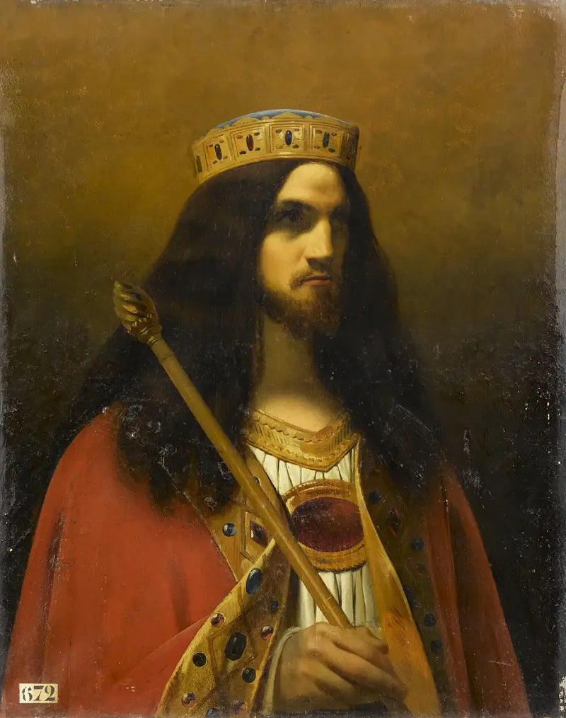 Childéric III, rey de los Francos - Émile Signol
