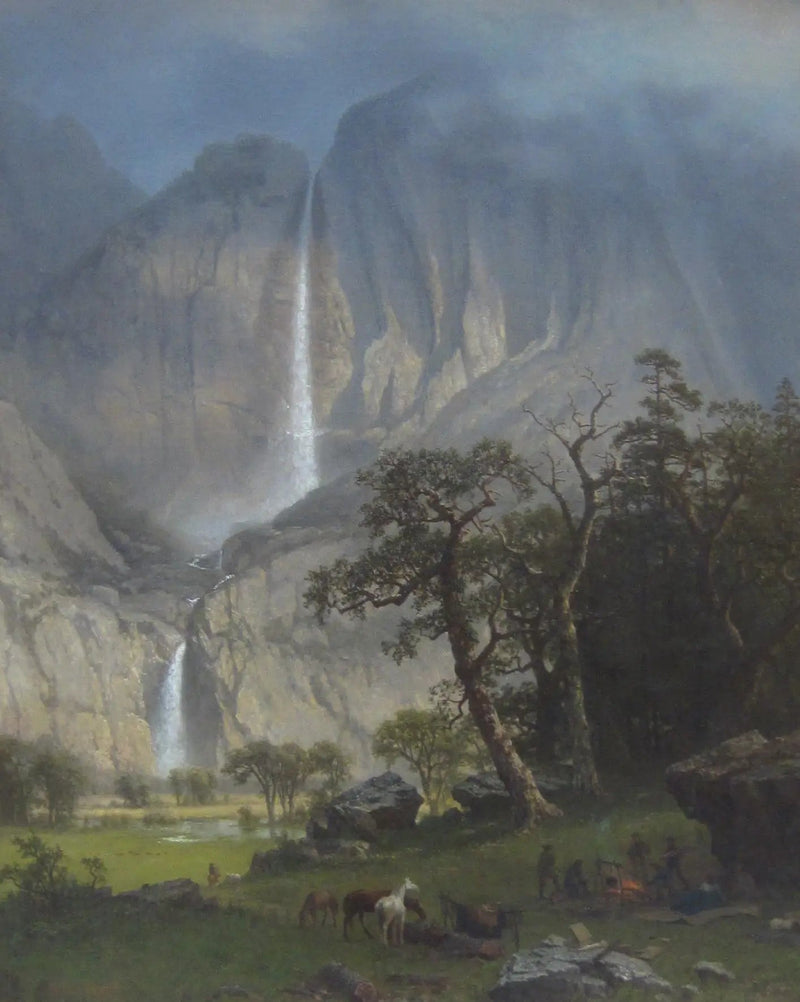 Cho-looke, la caída de Yosemite - Albert Bierstadt
