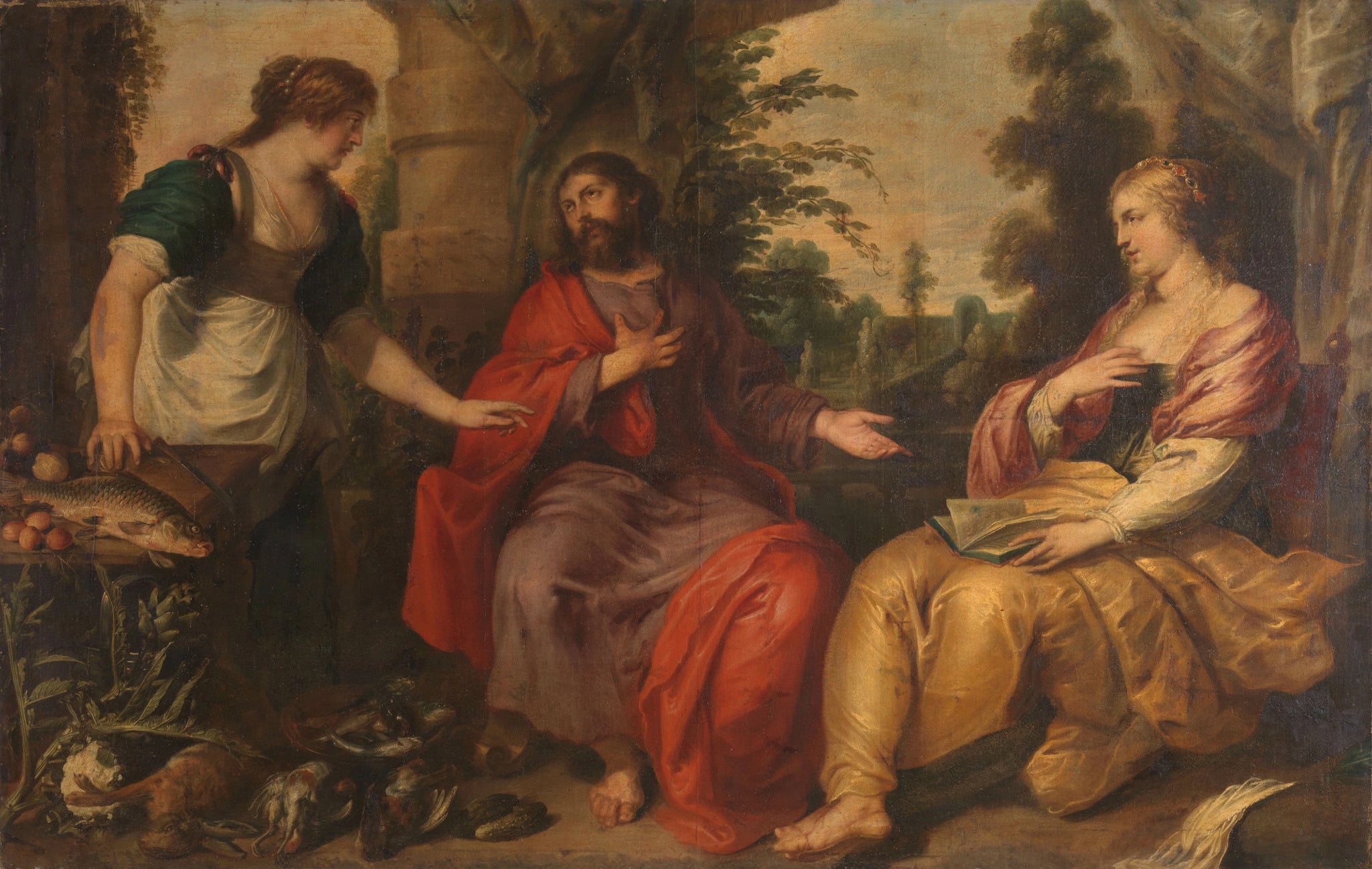 Le Christ avec Marthe et Marie - Vincent Malo (I)