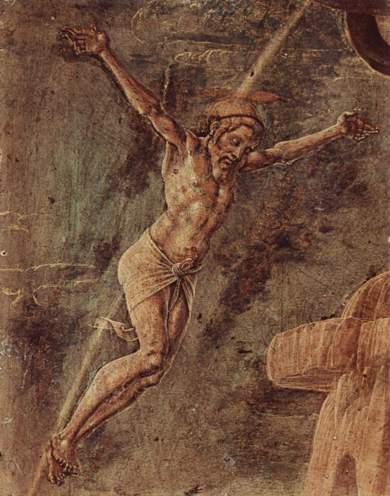 Cristo en la cruz - Cosmè Tura