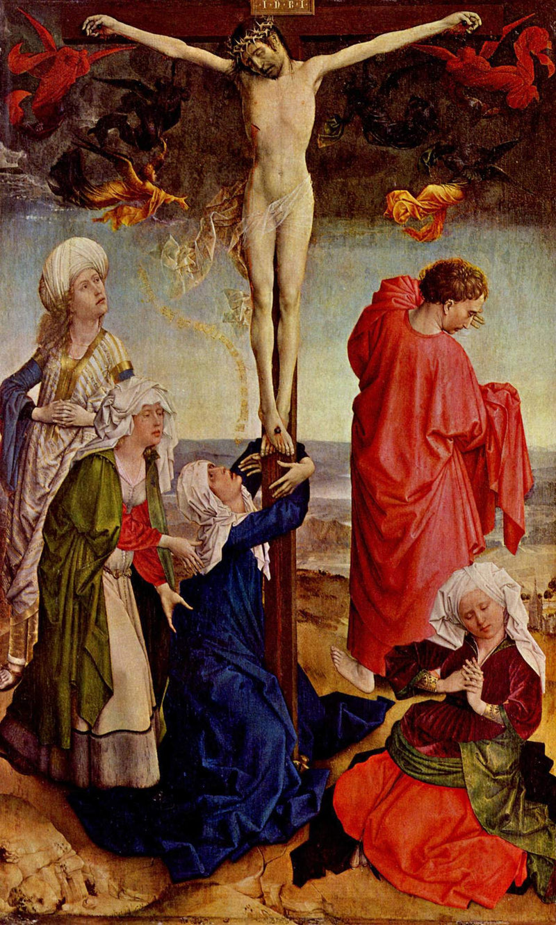 Cristo en la cruz - Robert Campin
