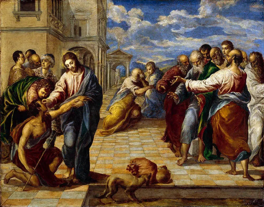 Cristo sanando a los ciegos - El Greco