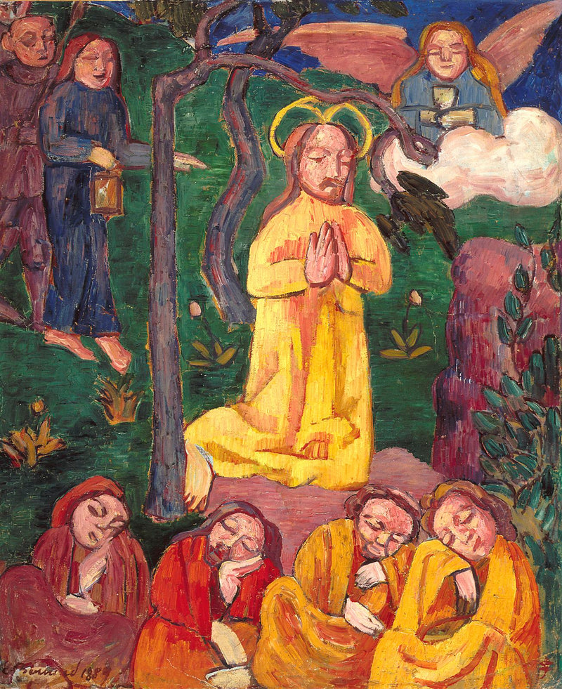 Cristo amarillo - Émile Bernard