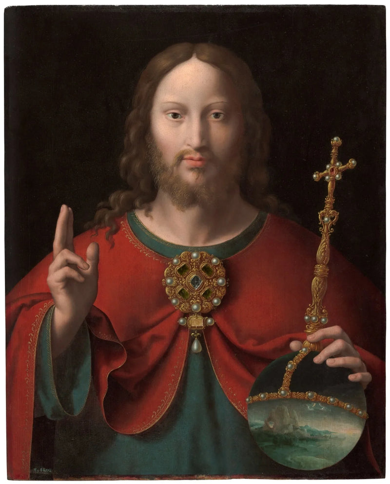 Cristo el Salvador - Joos van Cleve