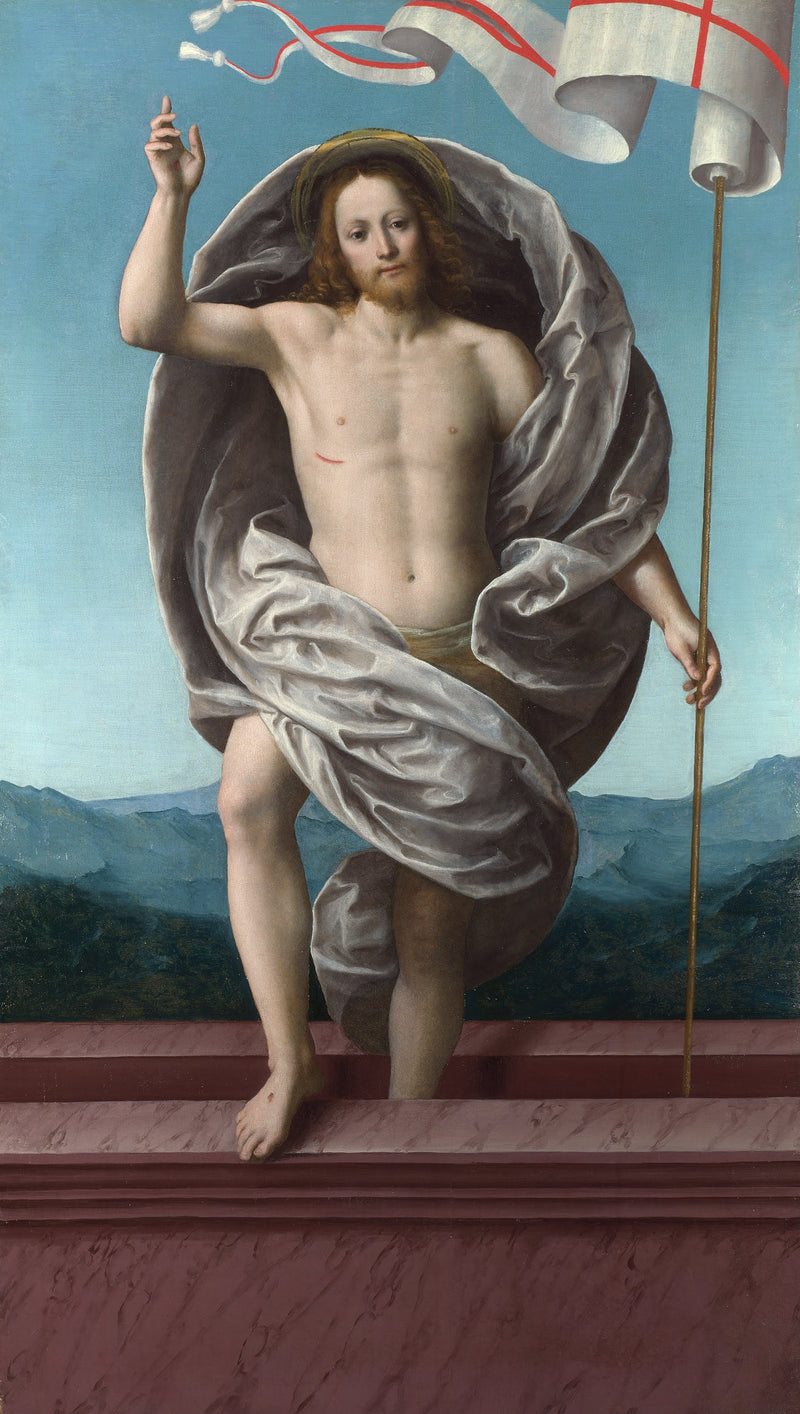 Cristo triunfante saliendo de su tumba - Gaudenzio Ferrari