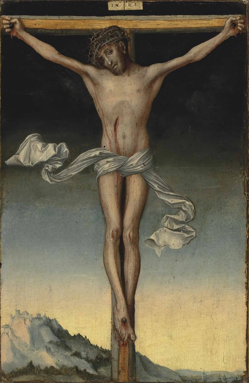 Cristo en la cruz - Lucas Cranach el Viejo