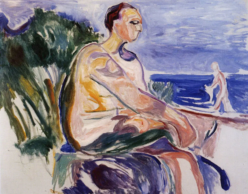 Christian Gierløff en Åsgårdstrand - Edvard Munch