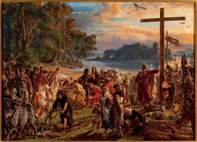 Cristianización de Polonia 966 d.C. - Jan Matejko