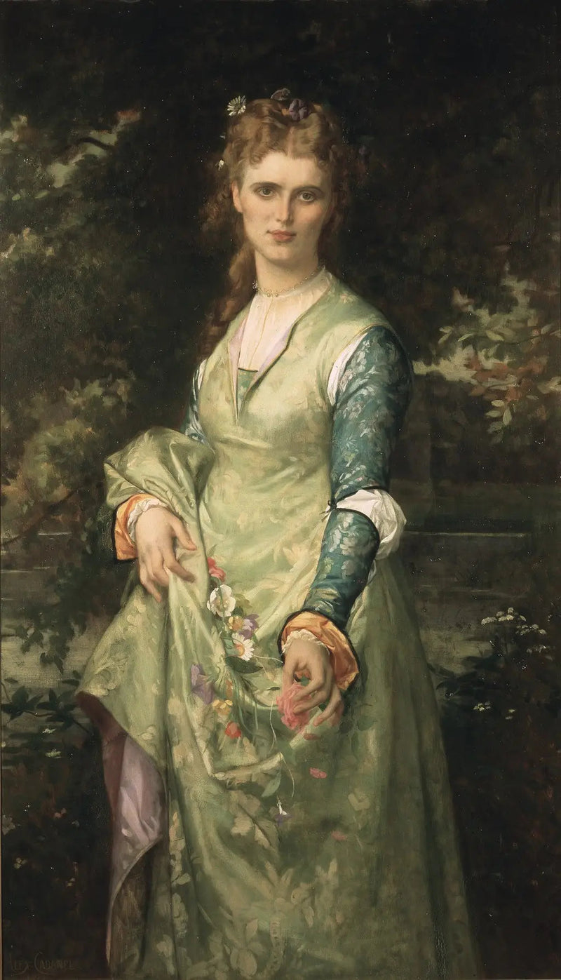 Christina Nilsson, 1843-1921, cantante de ópera, como Ofelia - Alexandre Cabanel