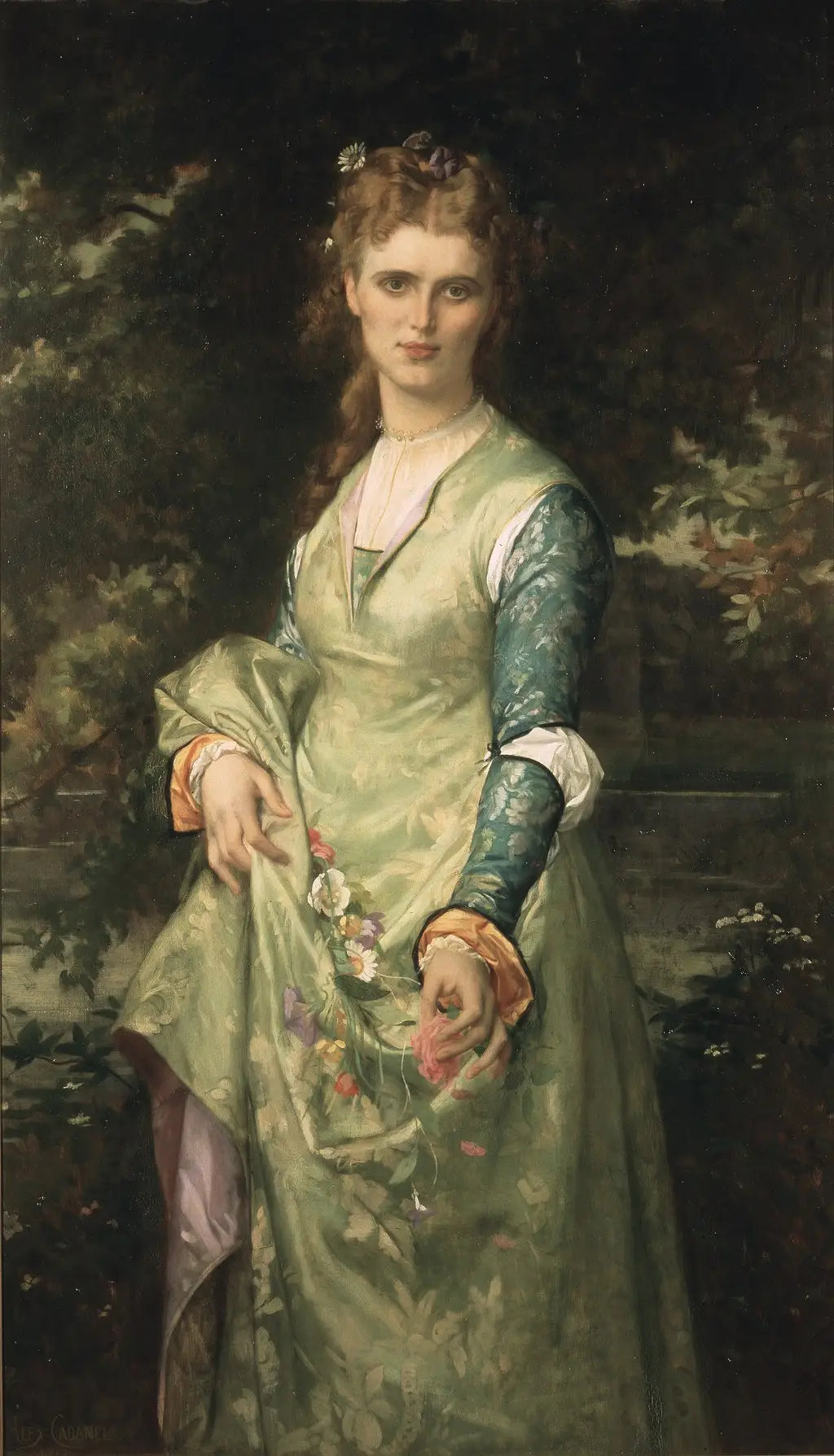 Christina Nilsson 1843-1921 chanteuse d’opéra comme Ofelia - Alexandre Cabanel - Alpha Reproduction
