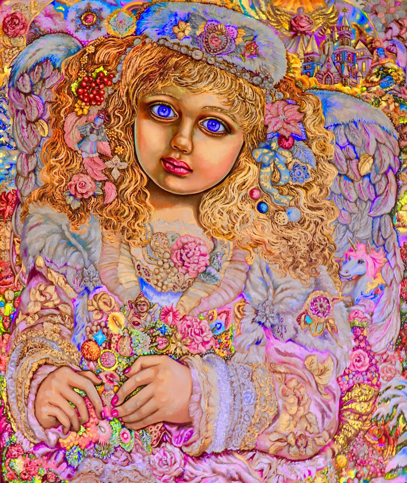 Ángel de luces navideñas - Yumi Sugai