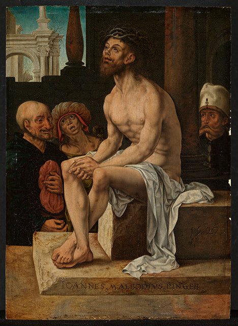 Cristo después de la flagelación - Jan Gossaert