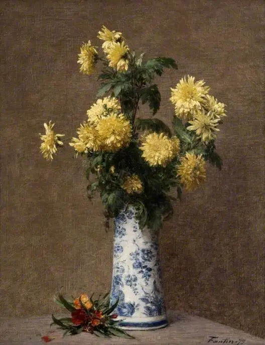 Girasoles amarillos - Henri Fantin-Latour