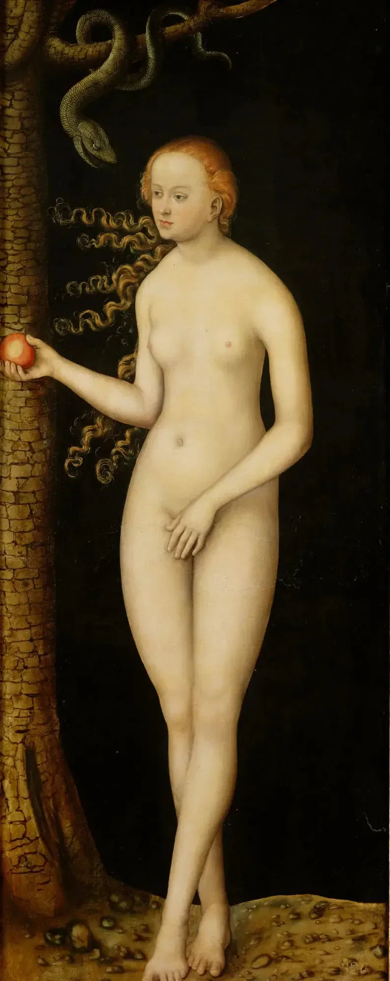 Caída del hombre: Eva - Lucas Cranach el Viejo