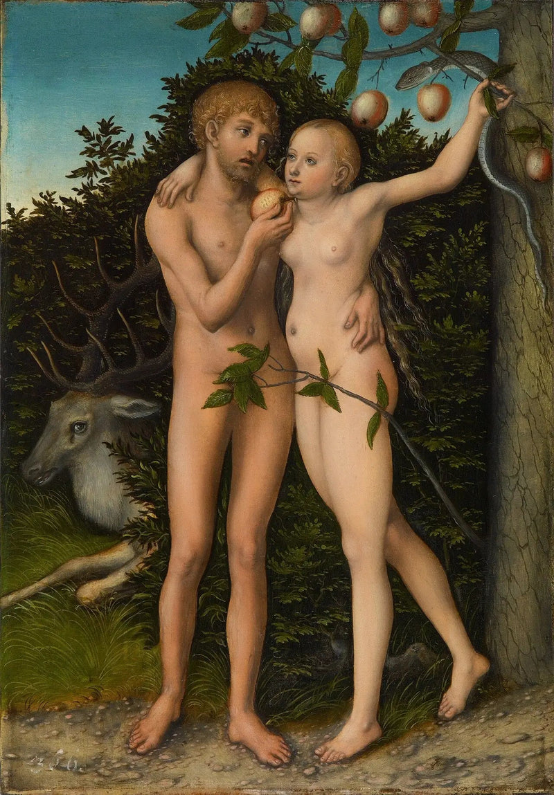 Caída del hombre - Lucas Cranach el Viejo